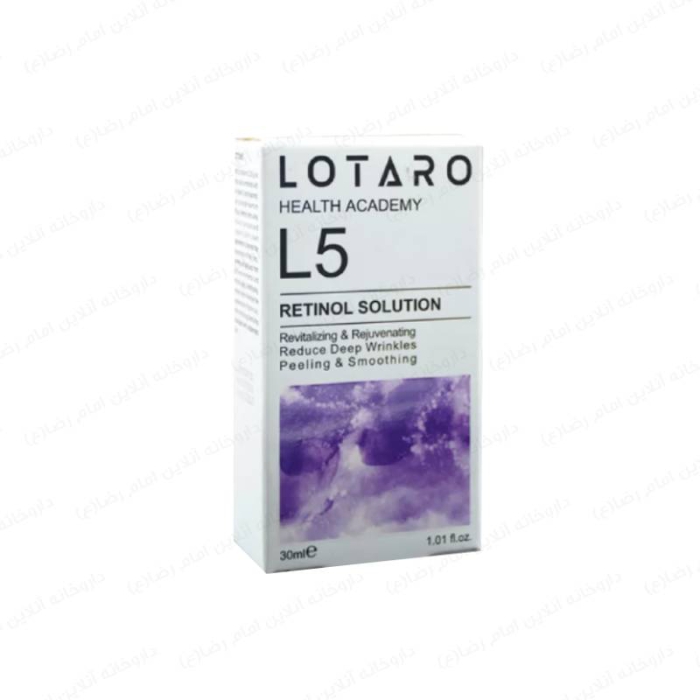 محلول ضدچروک حاوی رتینول L5 لوتارو